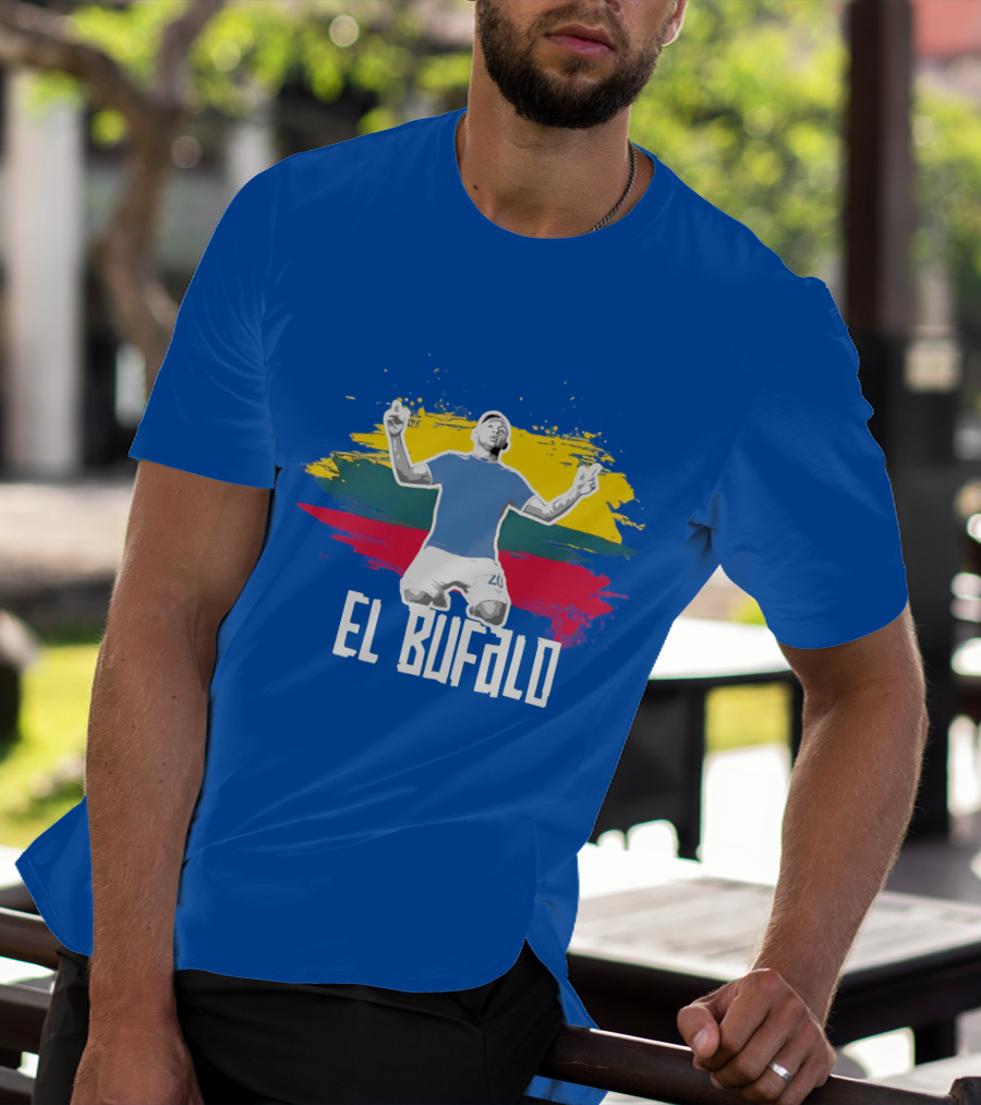 WATP El Bufalo Goal Celebration Colombian Flag Colors T-Shirt