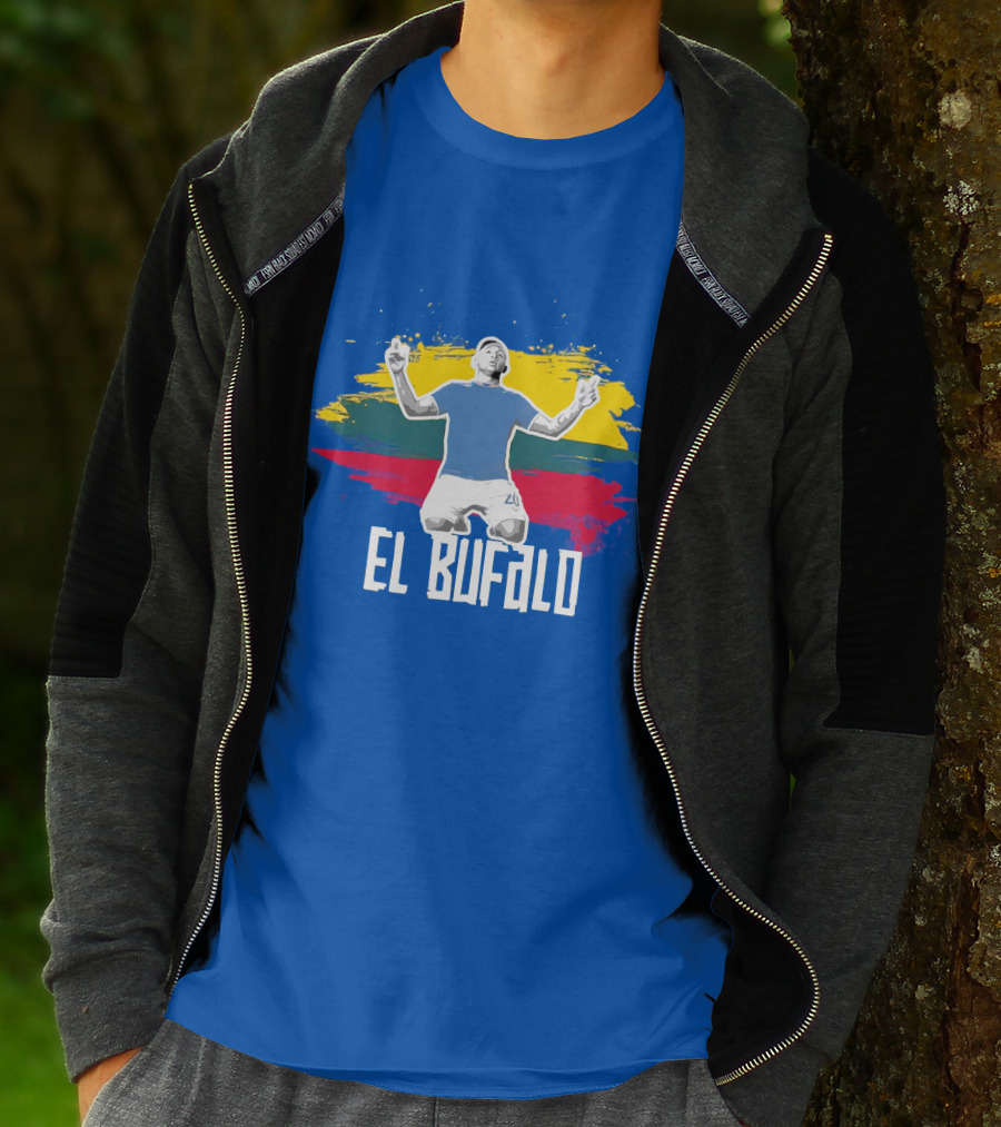 WATP El Bufalo Goal Celebration Colombian Flag Colors T-Shirt