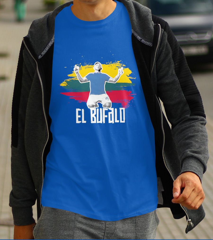 WATP El Bufalo Goal Celebration Colombian Flag Colors T-Shirt