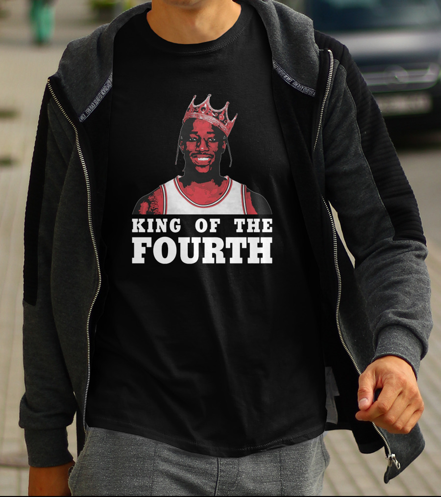 King Of The Fourth Basketball Crown T-Shirt