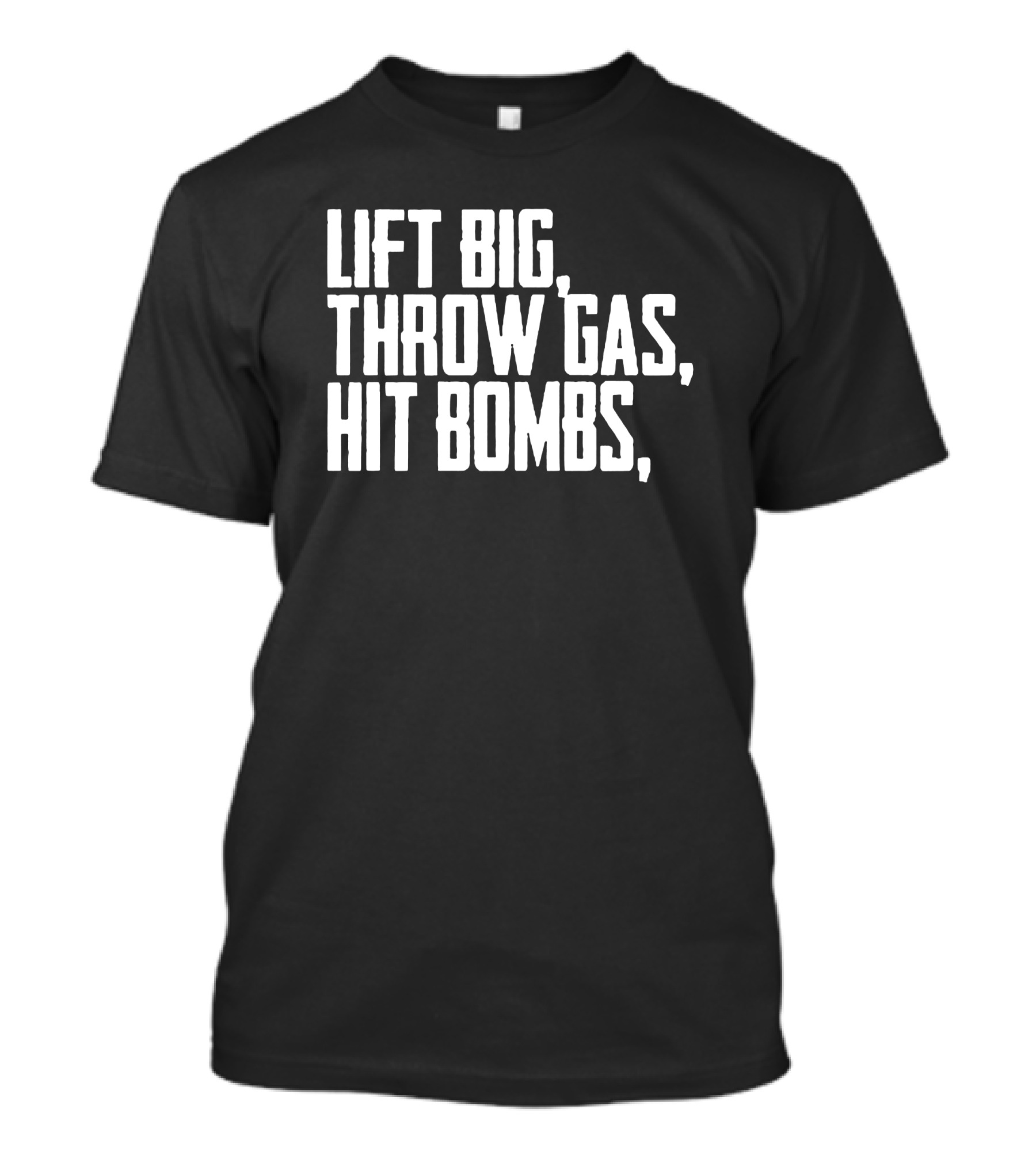 King Of Juco Lift Big Throw Gas Hit Bombs Baseball Lifestyle Merch T-Shirt