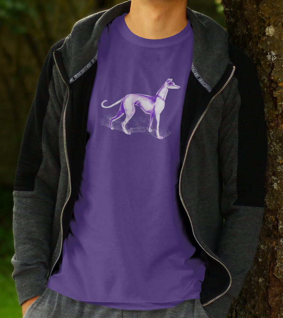 Jared Greyhound Purple T-Shirt