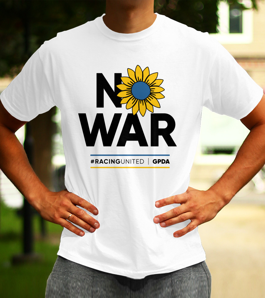 Racing United GPDA No War Sunflower Ricciardo F1 T-Shirt