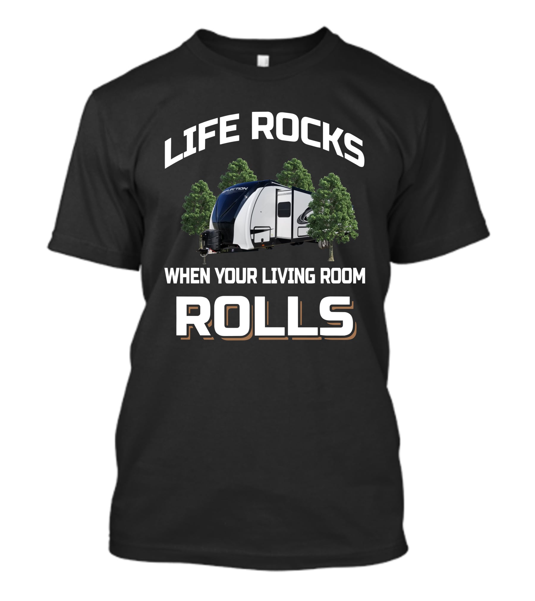 Life Rocks When Your Living Room Rolls Reflection 315 T-Shirt