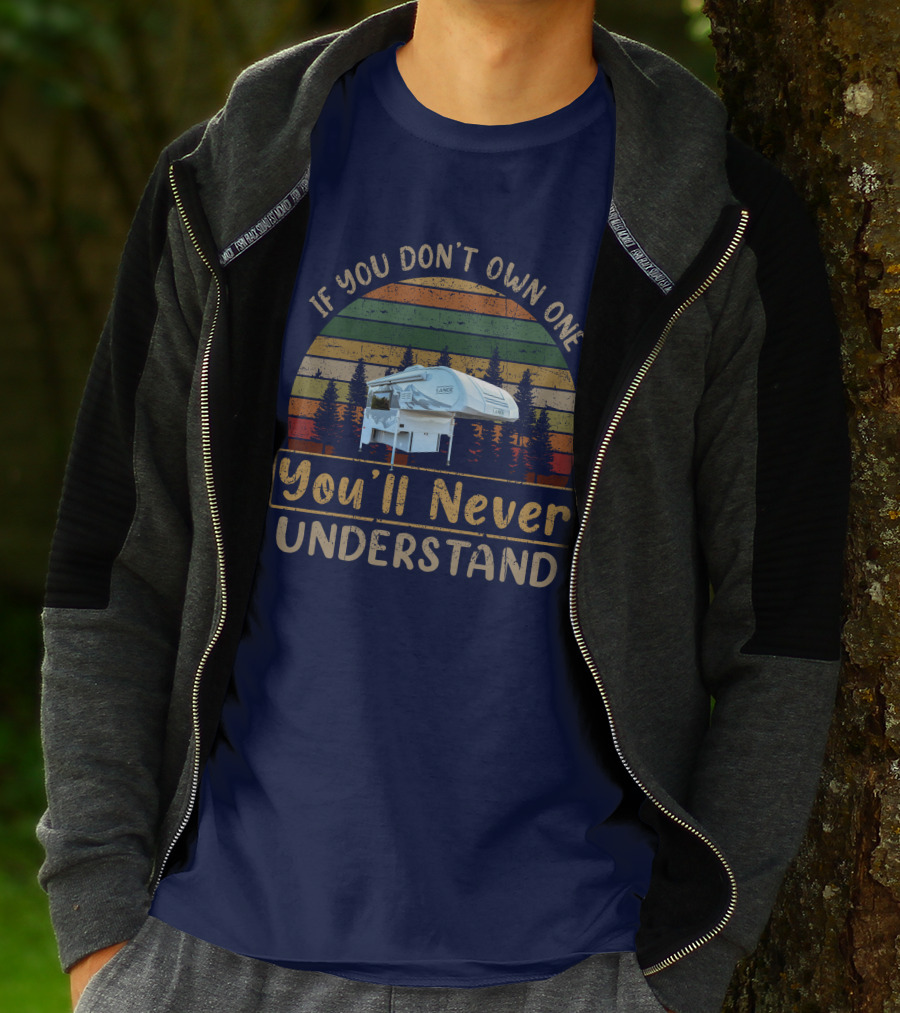 If You Don't Own One You'll Never Understand Lance 650 Camper Retro Sunset T-Shirt