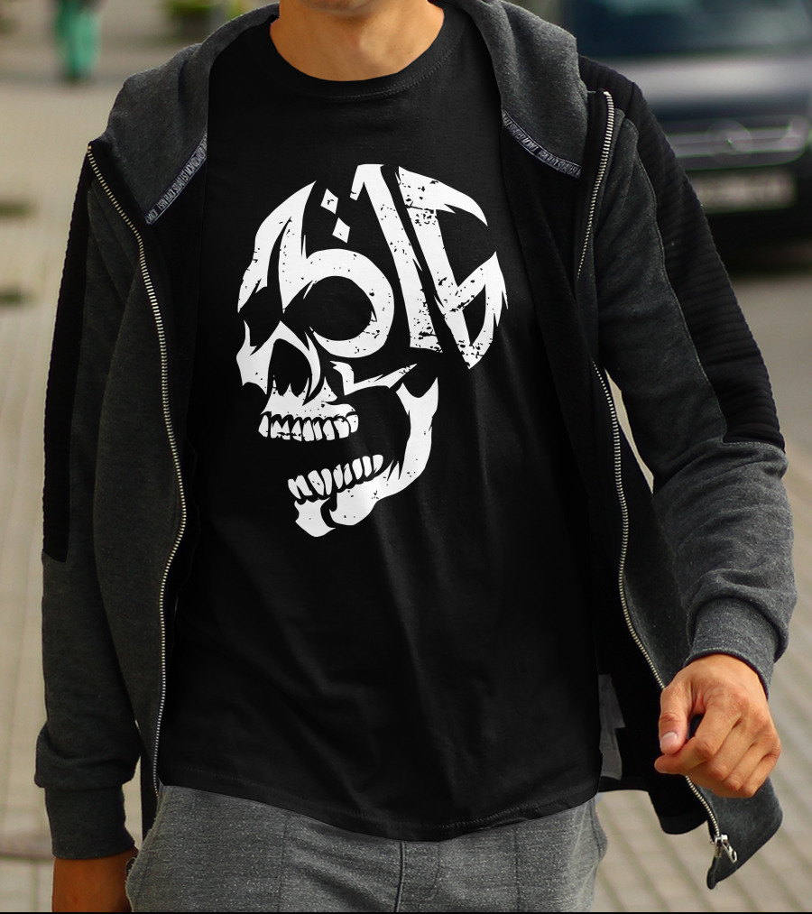 316 Steve Austin Skull Merch T-Shirt