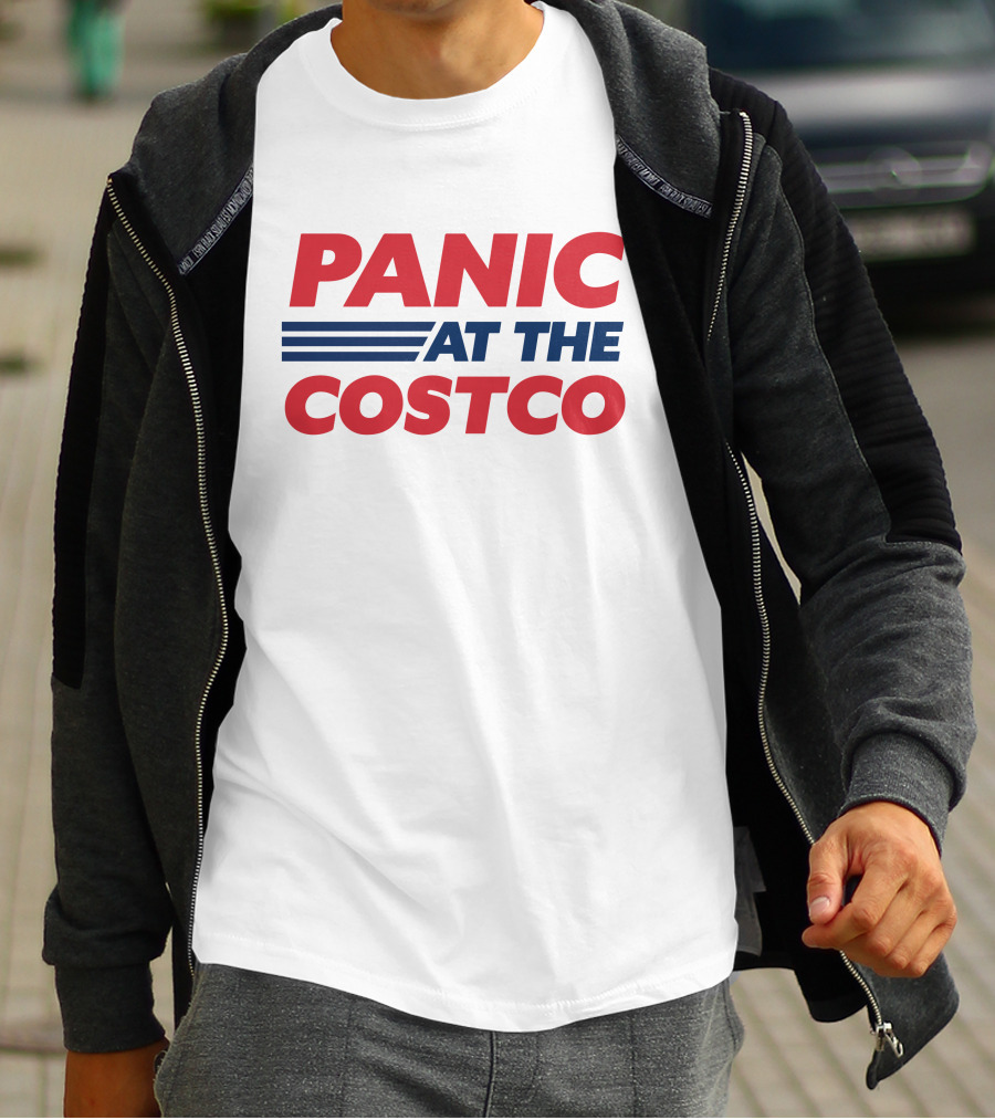 Panic At The Costco Trendy USA Playful Shopping T-Shirt