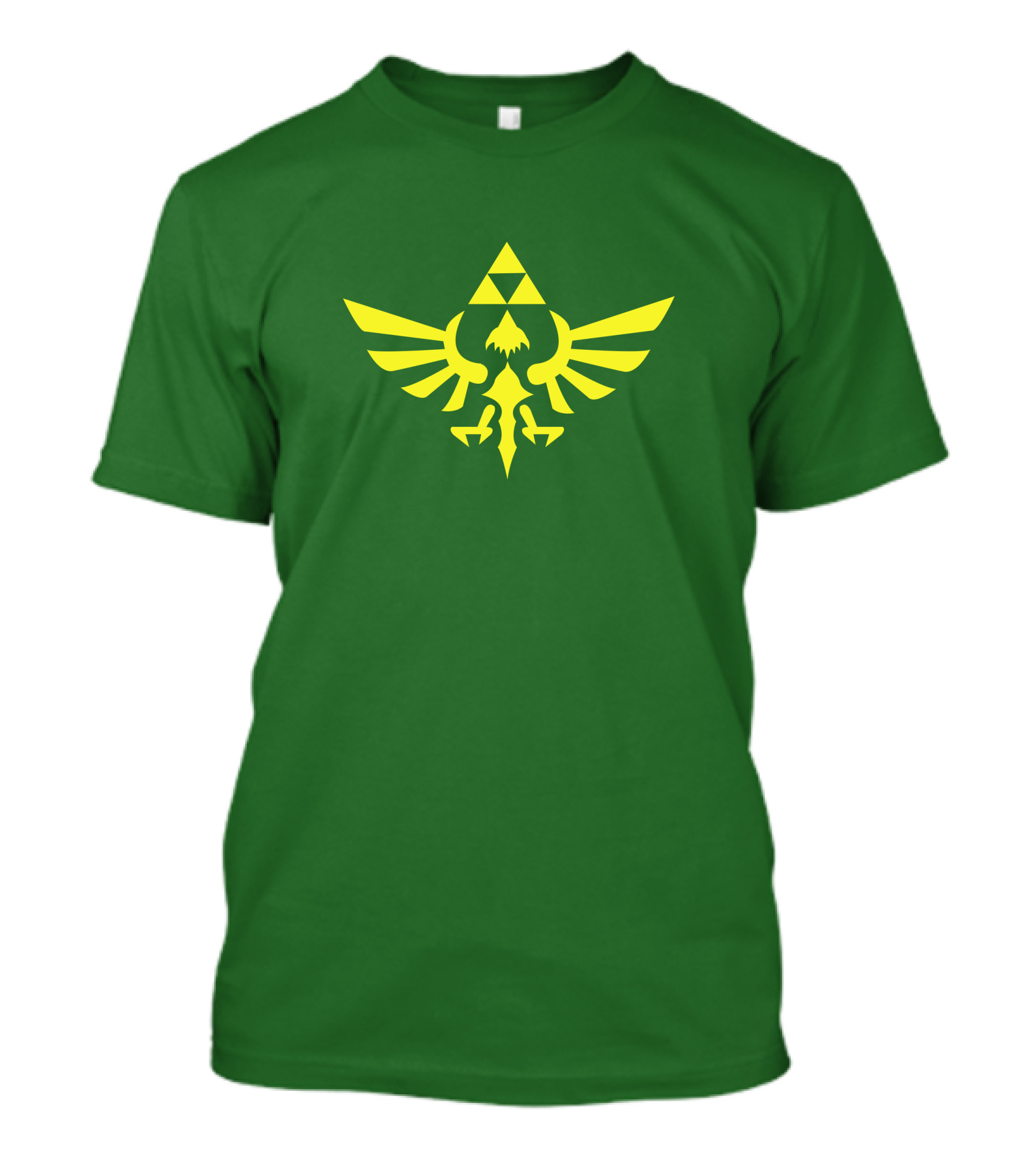 Triforce Symbol Hylian Eagle Green Cargo Shorts T-Shirt