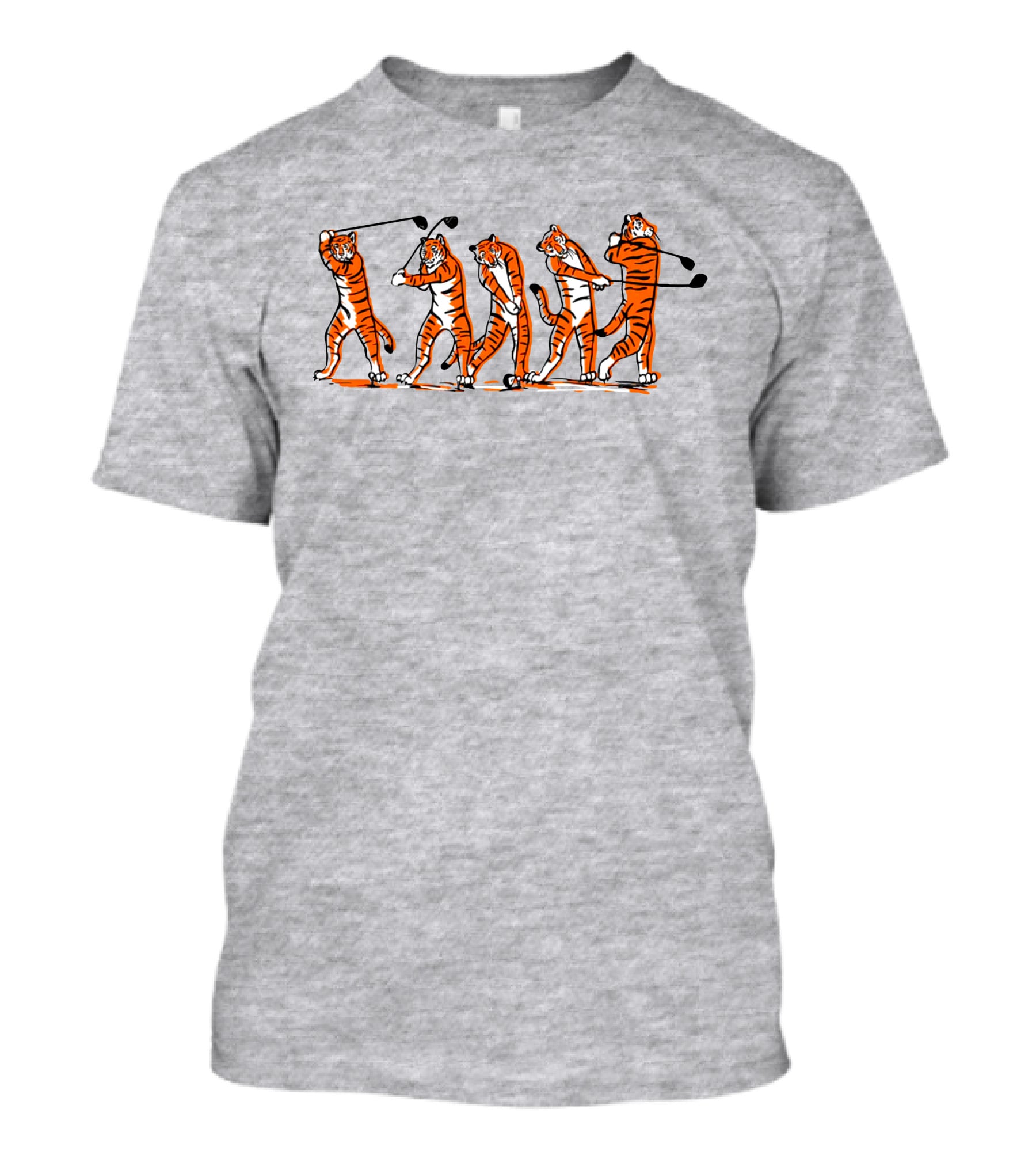 Golf Tiger Swing Sequence T-Shirt