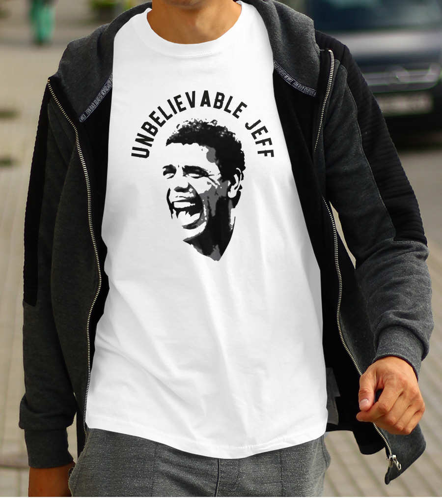 Unbelievable Jeff Iconic Laughing Face T-Shirt