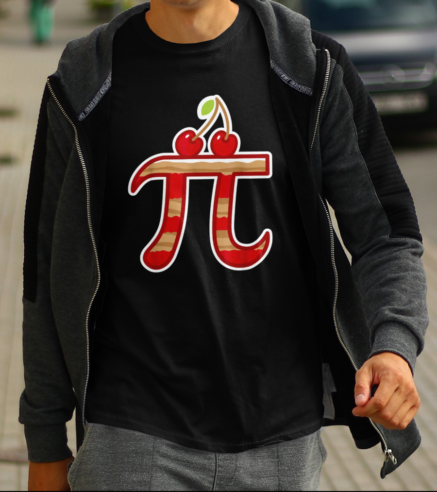 Cherry Pie Symbol For Mathematical Pi Day T-Shirt