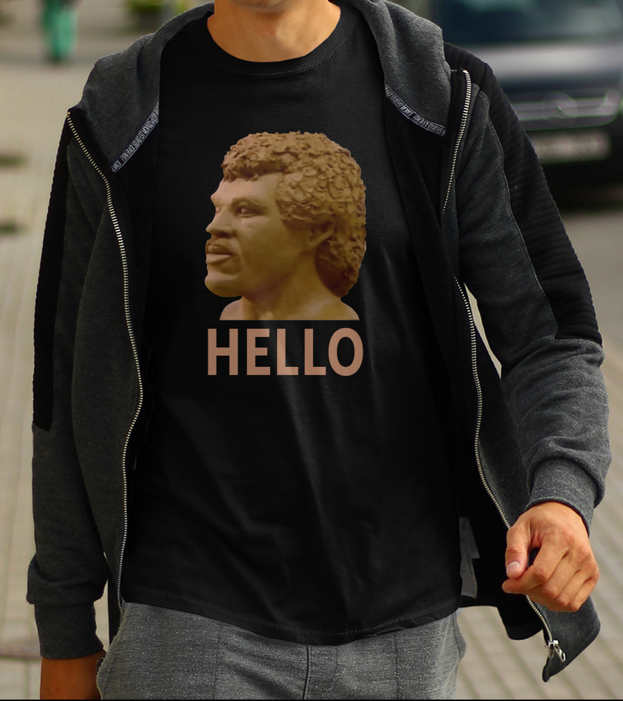 Andre Dawson Hello Funny Sculpture Bust T-Shirt
