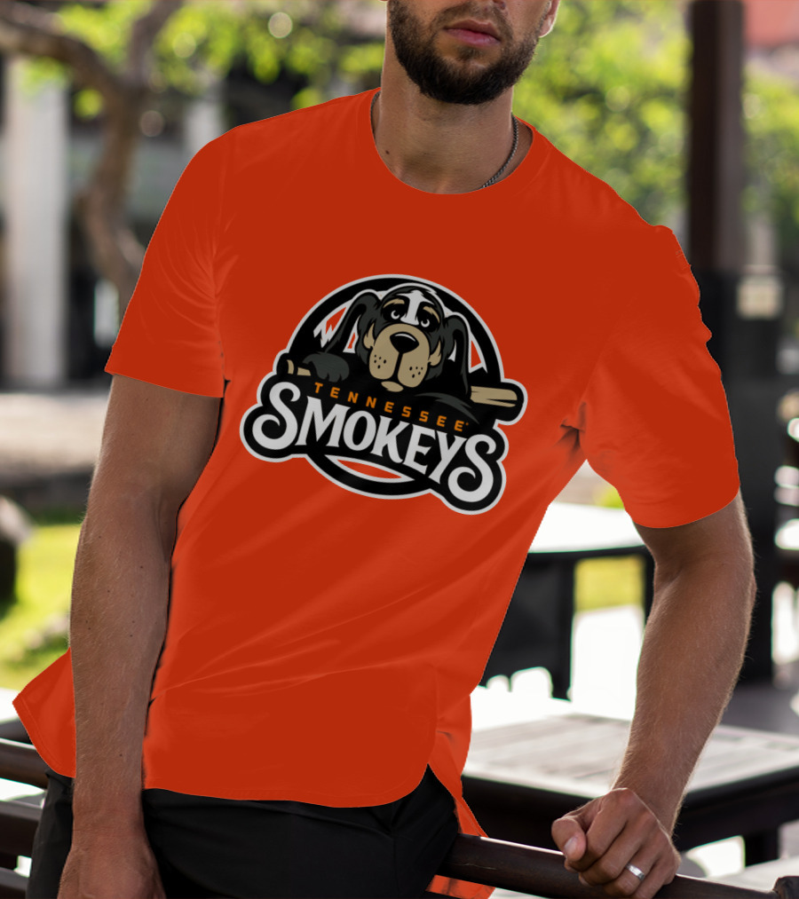 Tennessee Smokeys Baseball Team Mascot T-Shirt