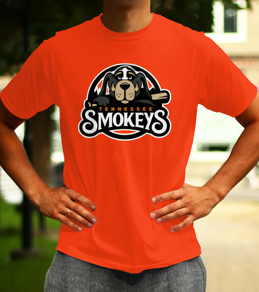 Tennessee Smokeys Baseball Team Mascot T-Shirt
