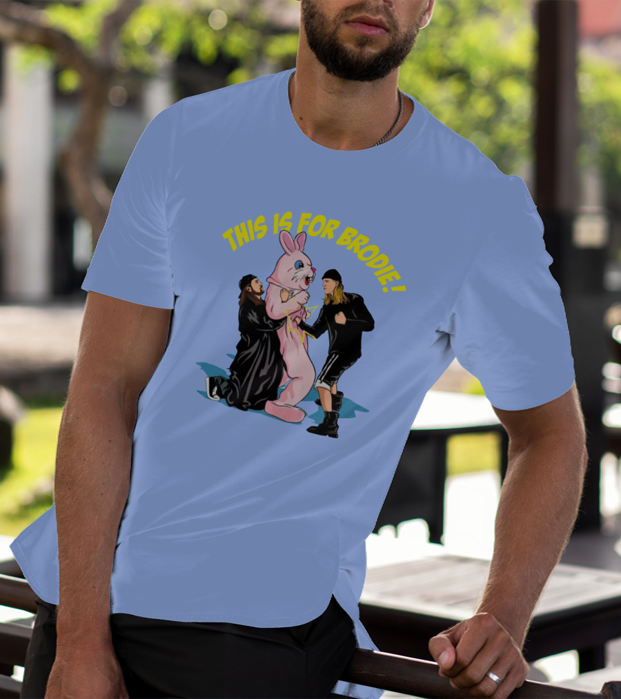 THIS IS FOR BRODIE BUNNY BATTLE T-Shirt