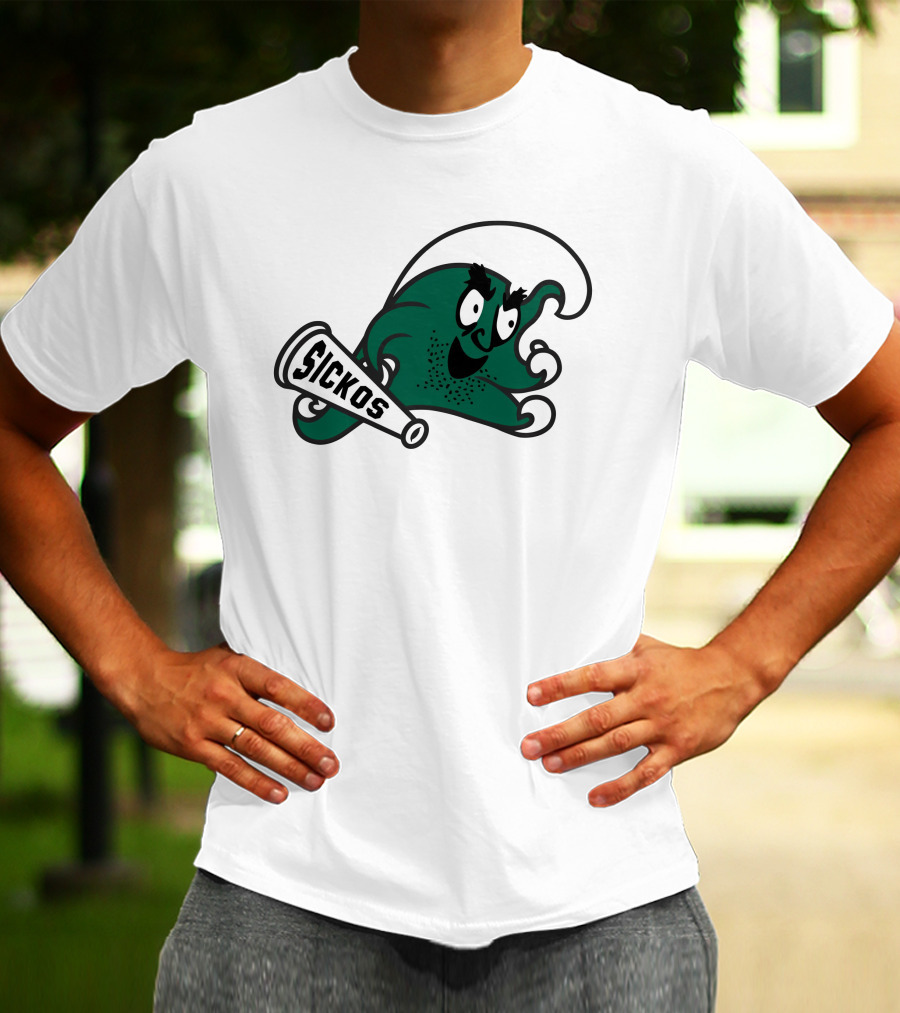 Sickos Committee Mascot Waving A Megaphone T-Shirt