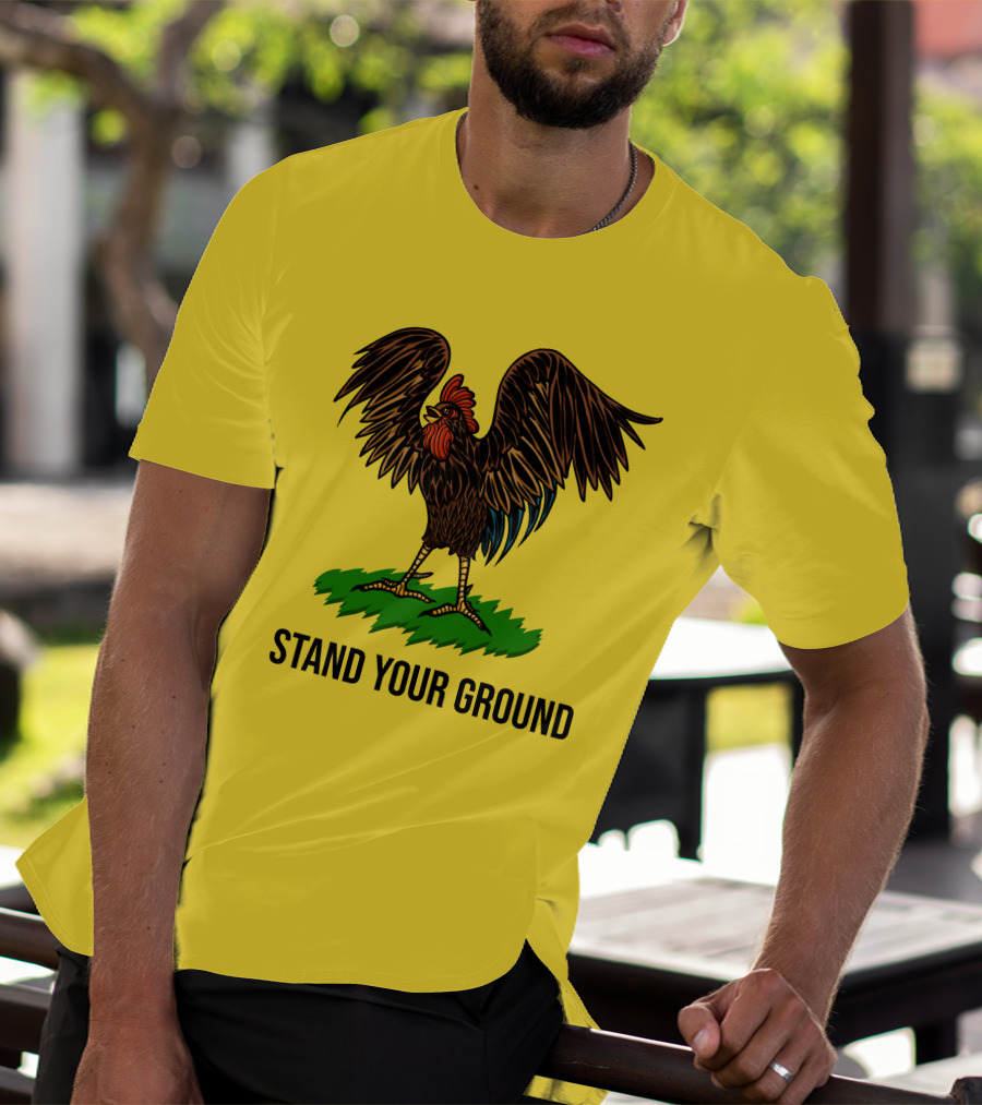 Tim Pool Stand Your Ground Rooster T-Shirt