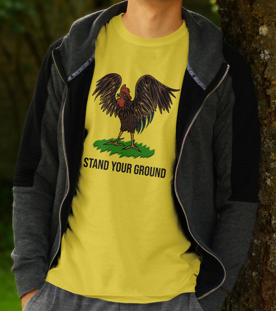 Tim Pool Stand Your Ground Rooster T-Shirt