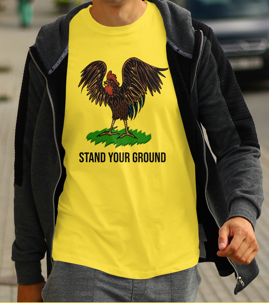 Tim Pool Stand Your Ground Rooster T-Shirt