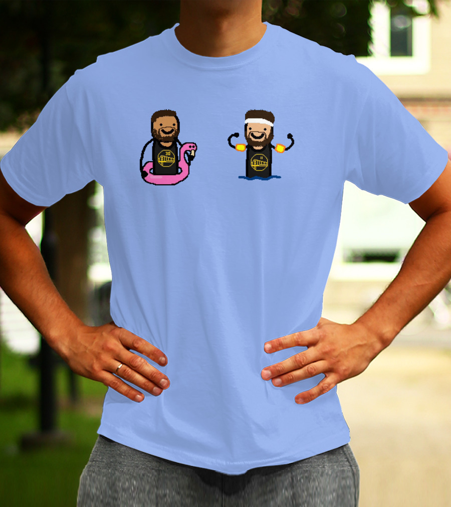 NBA Paint Splash Brothers Floating Fun 30 T-Shirt