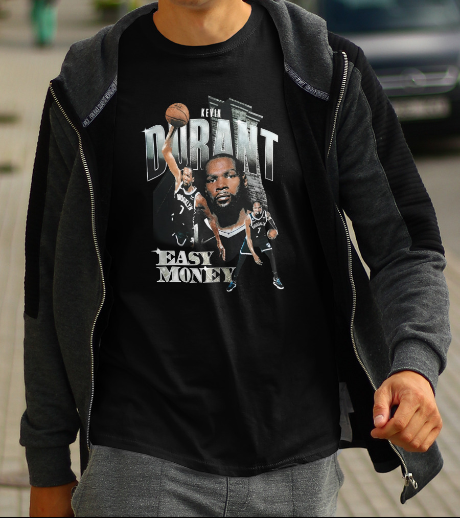Kevin Durant Brooklyn Easy Money Basketball T-Shirt