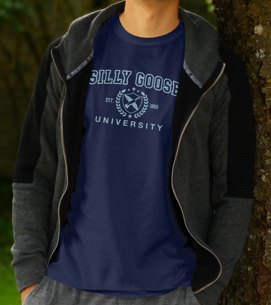 Silly Goose University Est 1869 Laurel Crest T-Shirt