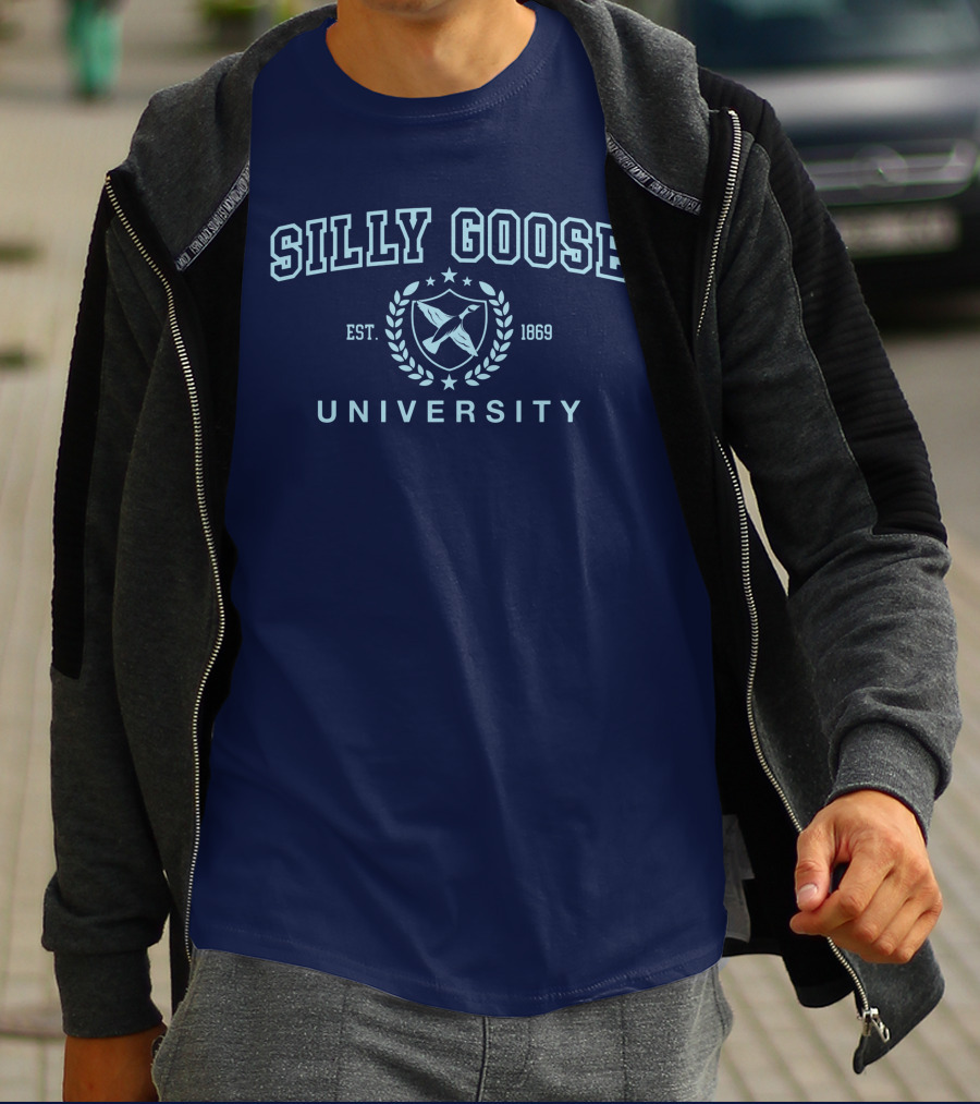 Silly Goose University Est 1869 Laurel Crest T-Shirt
