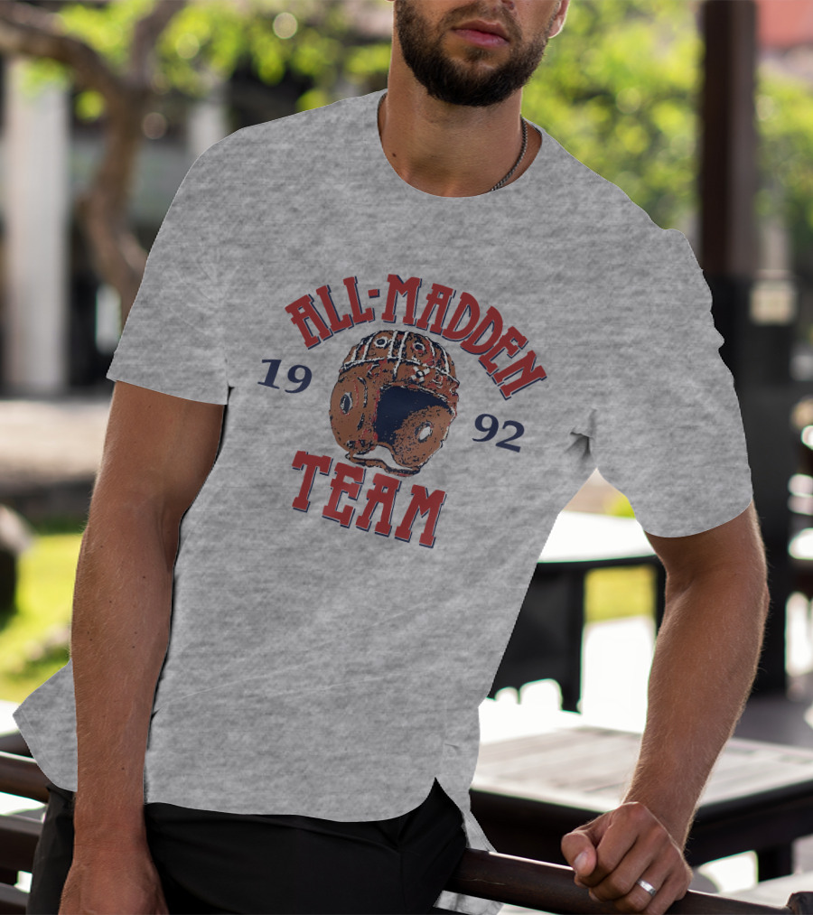 All Madden Team 1992 Football Helmet T-Shirt