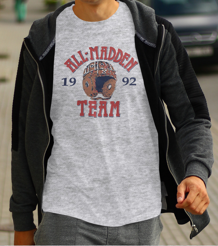 All Madden Team 1992 Football Helmet T-Shirt