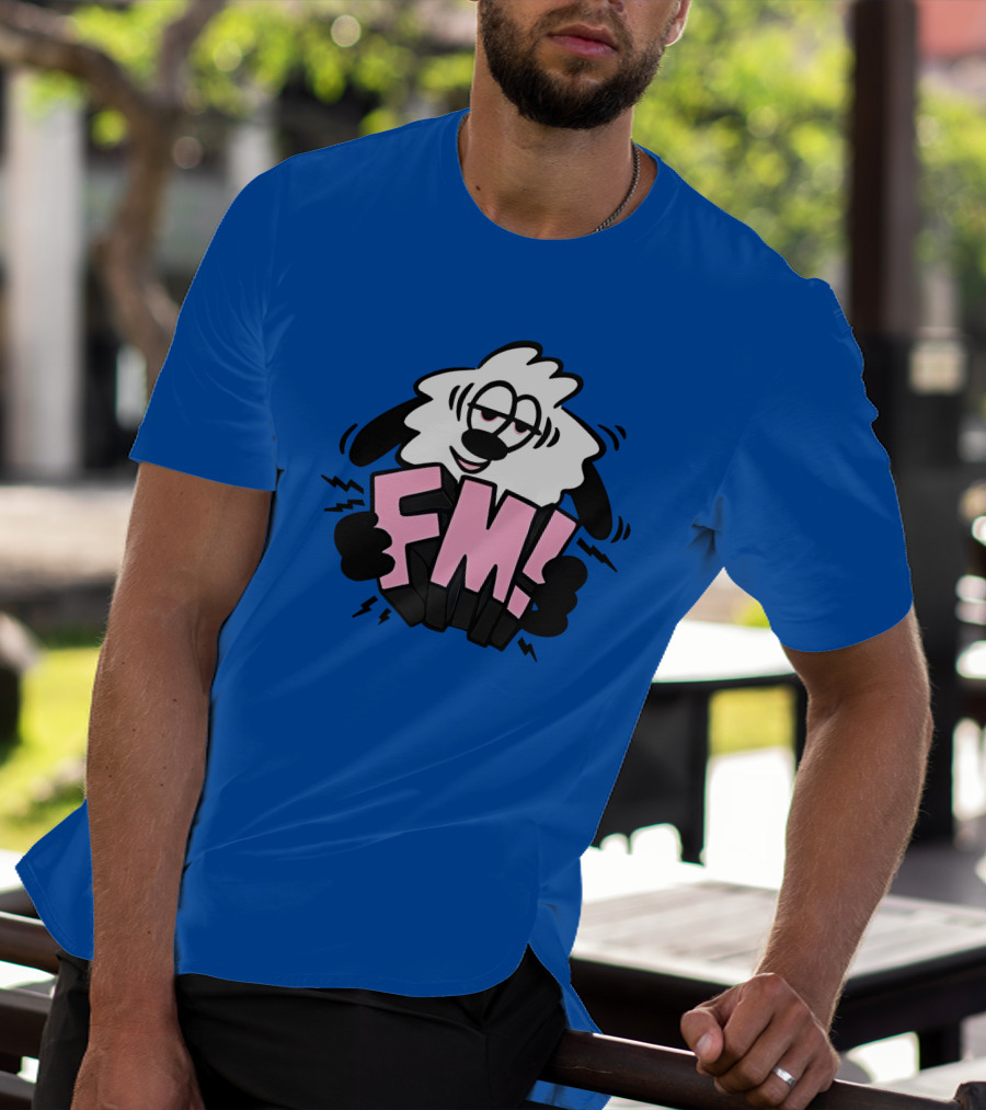 Vs X Verdy FM Cartoon Sheep Complex Con Blue T-Shirt