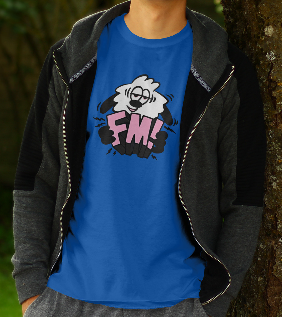 Vs X Verdy FM Cartoon Sheep Complex Con Blue T-Shirt