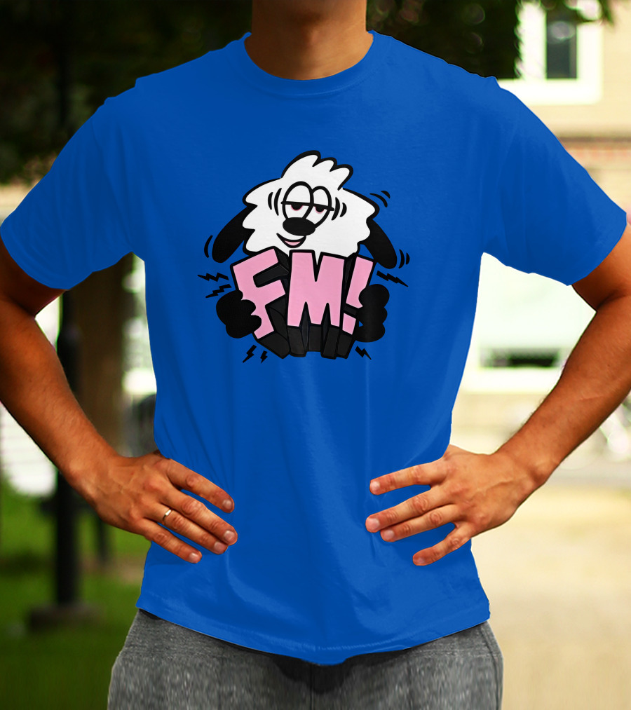Vs X Verdy FM Cartoon Sheep Complex Con Blue T-Shirt