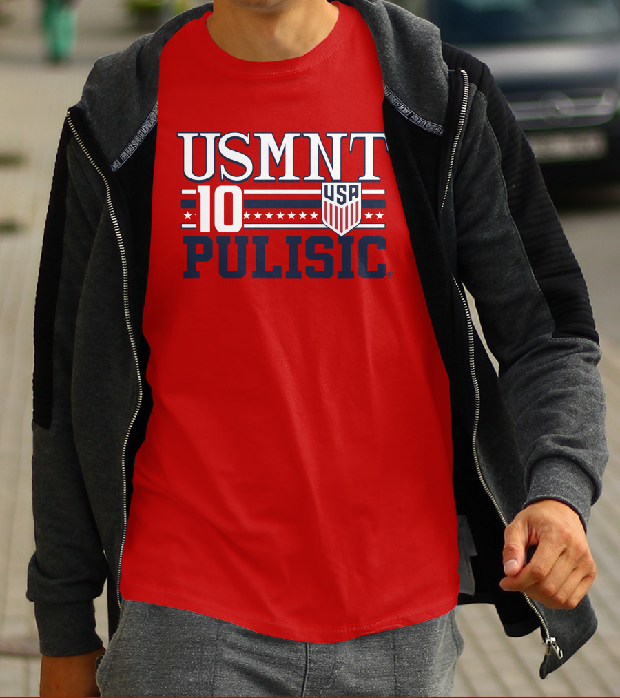 USMNT Pulisic 10 USA Soccer Stars T-Shirt
