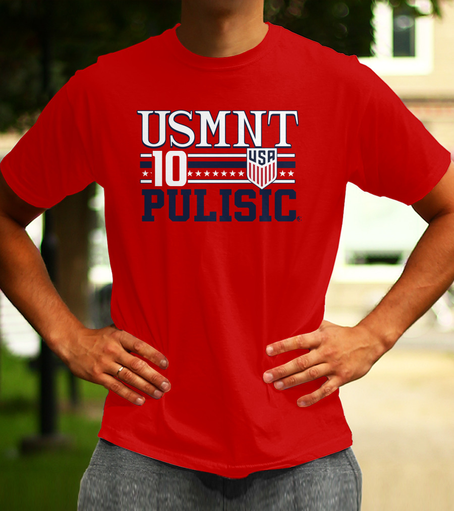 USMNT Pulisic 10 USA Soccer Stars T-Shirt