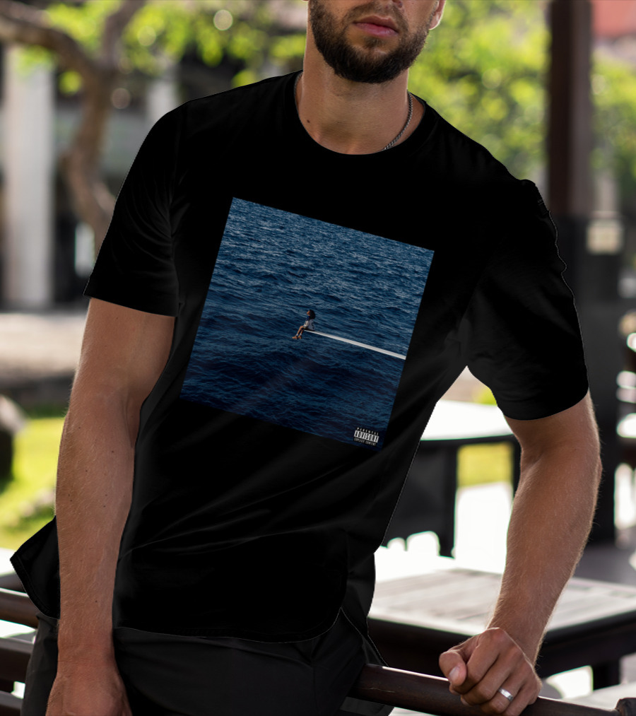 I Survived The Sza Drought SOS Album Cover Ocean T-Shirt