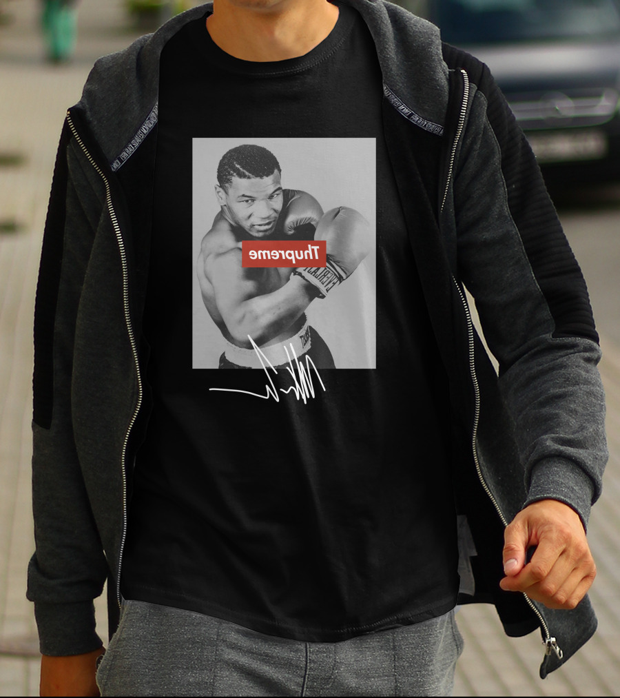 Alycia Baumgardner Thupreme Mike Tyson Signature Boxing Legend T-Shirt
