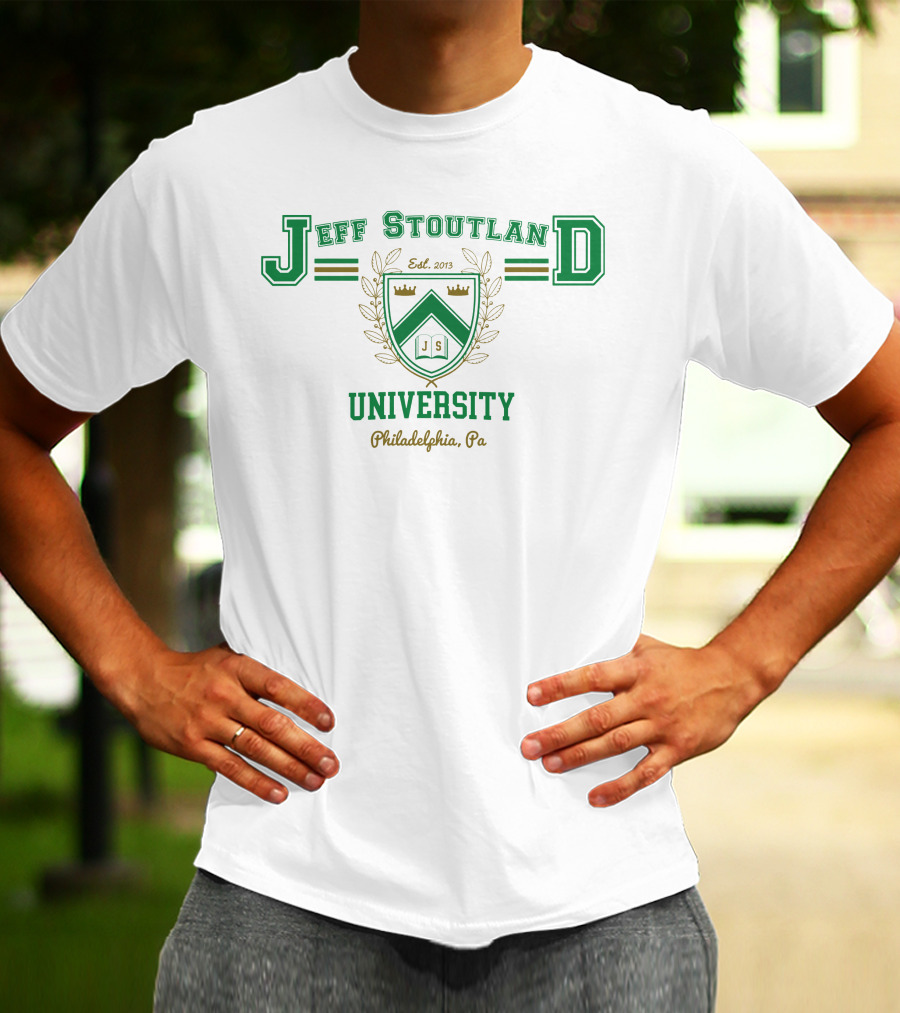 Jeff Stoutland University Philadelphia Pa Est. 2013 Crest T-Shirt