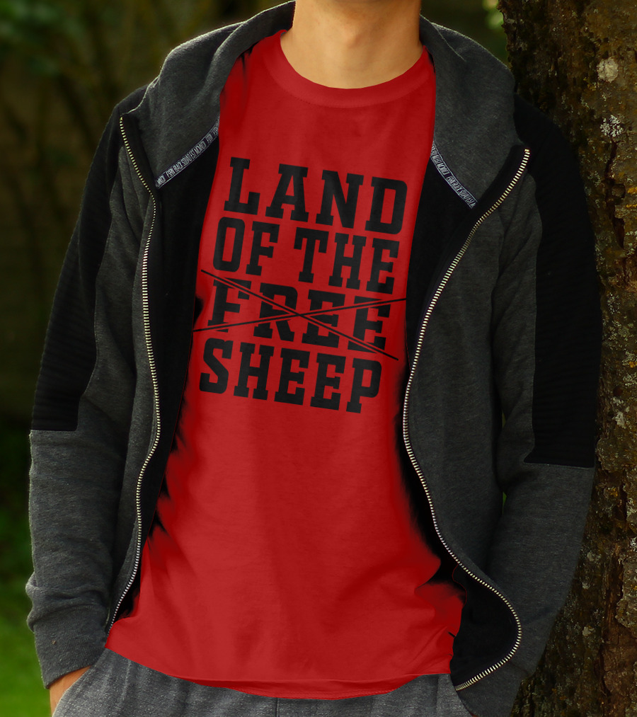 Land Of The Crossed Out Free Sheep T-Shirt