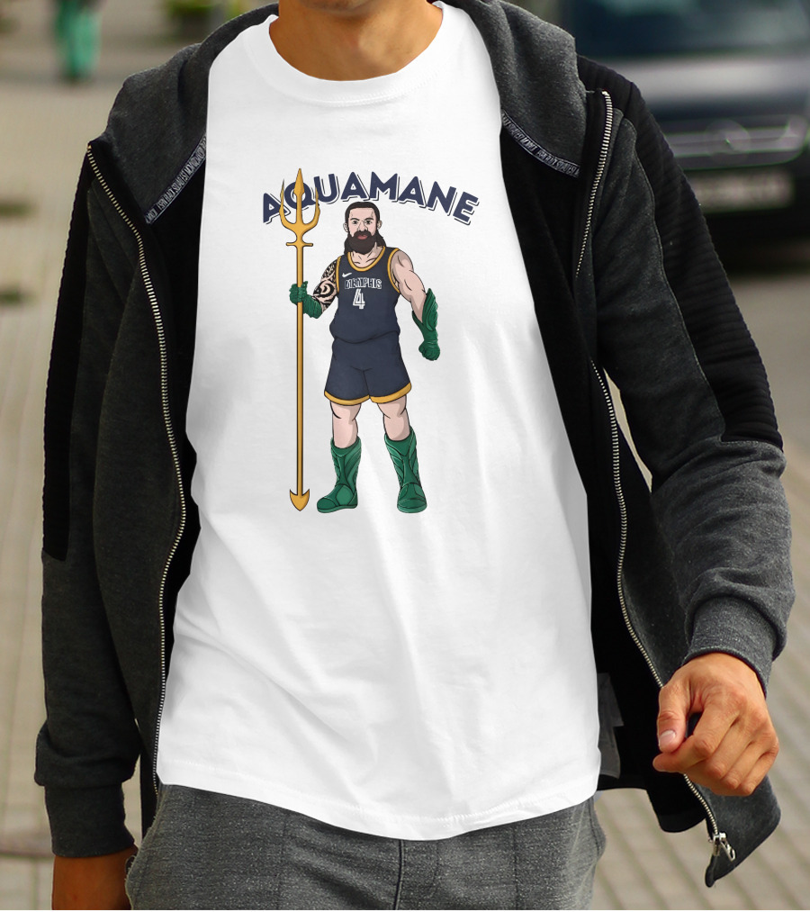 Aquaman Steven Adams Memphis 4 Aquamane T-Shirt