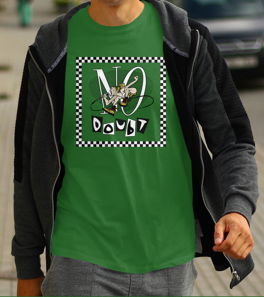 No Doubt Trapped In A Box Checkered T-Shirt