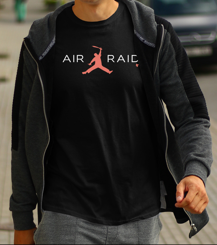 Mike Leach Air Raid Football Jump T-Shirt