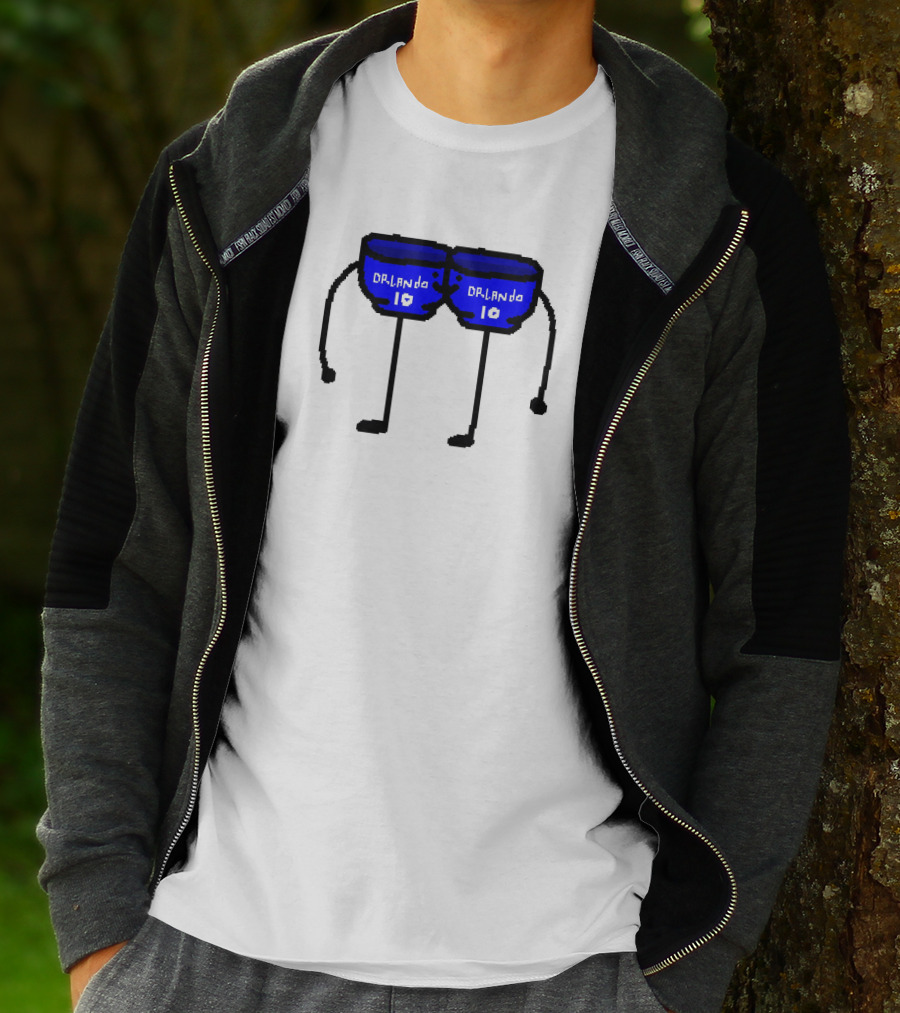 Bowl Bow Orlando Blue Cartoon Figure 10 DRlanda T-Shirt