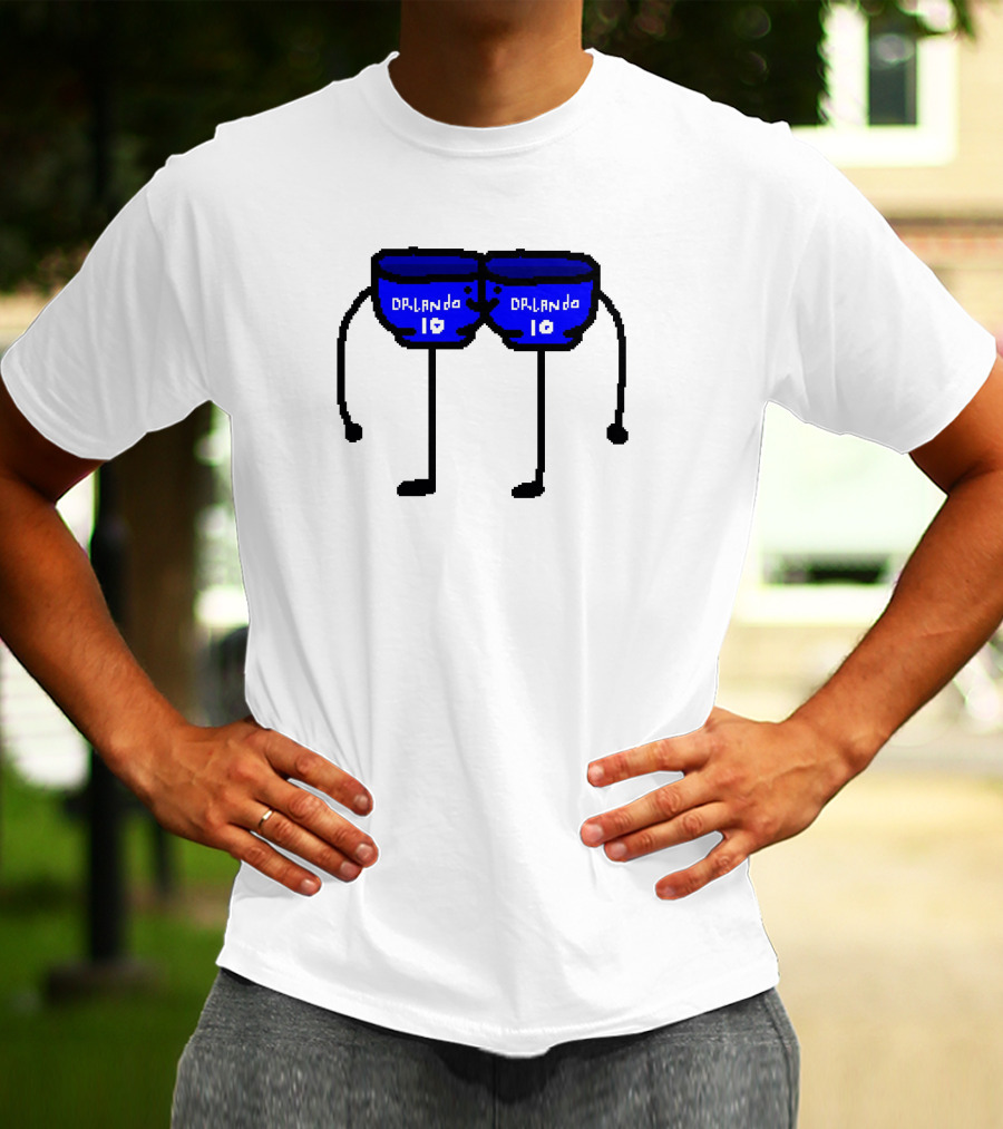 Bowl Bow Orlando Blue Cartoon Figure 10 DRlanda T-Shirt