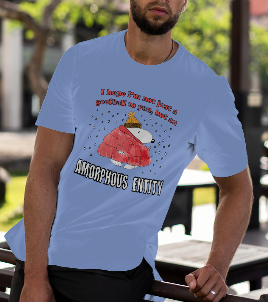I Hope I'm Not Just A Goofball To You But An Amorphous Entity In Winter Wear T-Shirt