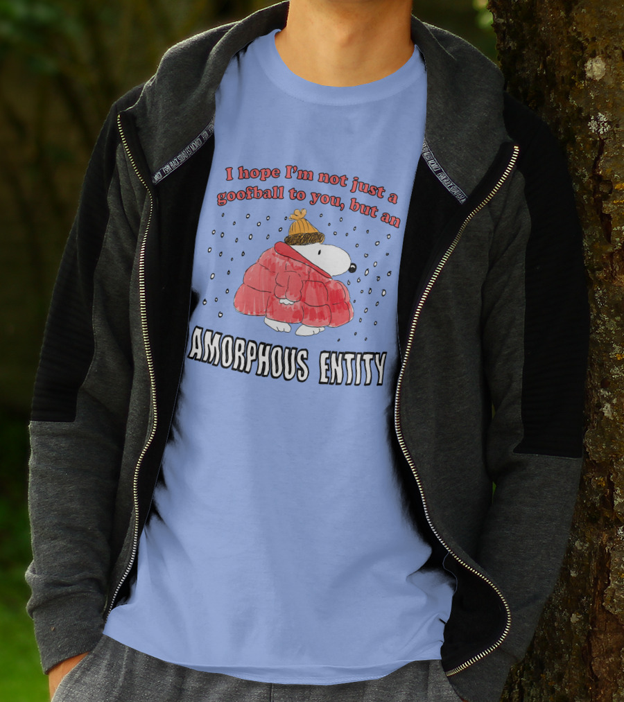 I Hope I'm Not Just A Goofball To You But An Amorphous Entity In Winter Wear T-Shirt
