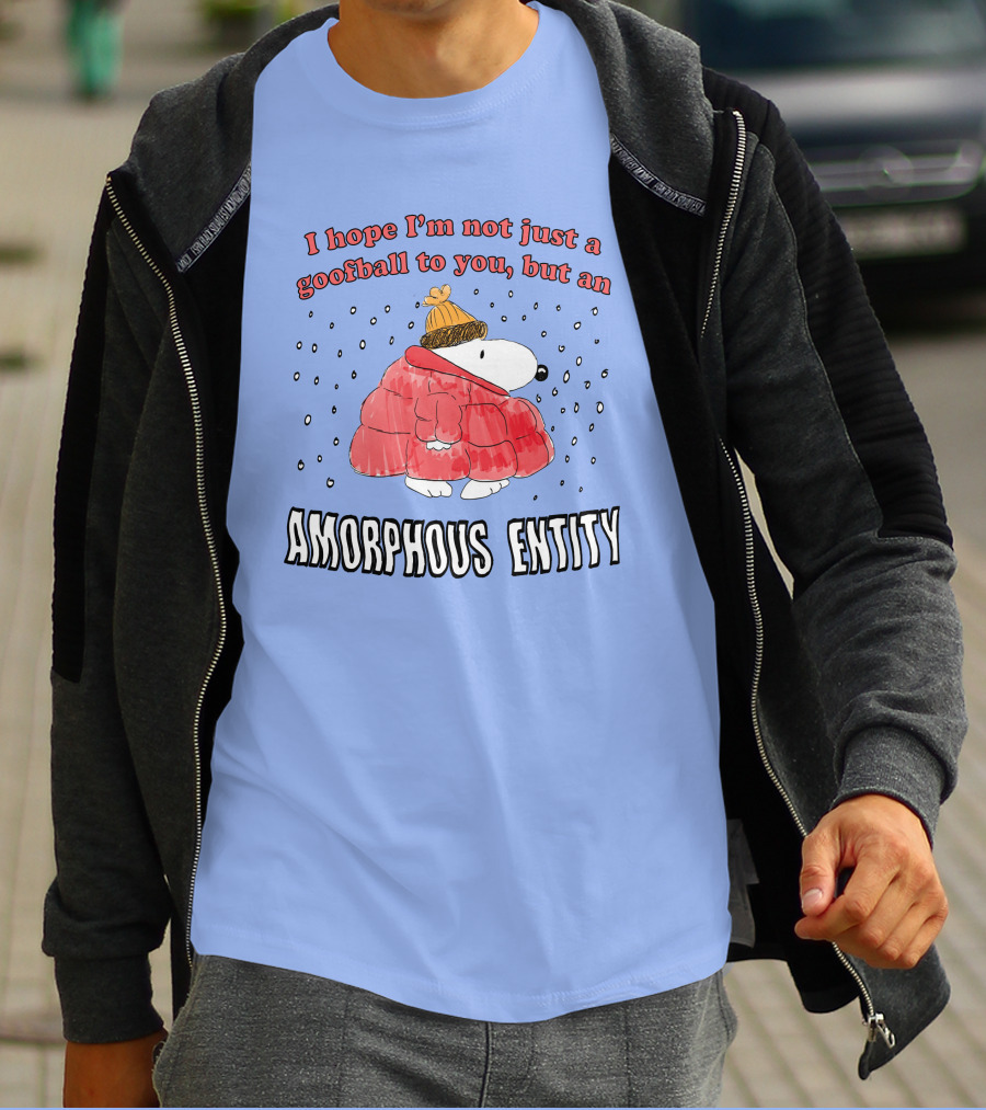 I Hope I'm Not Just A Goofball To You But An Amorphous Entity In Winter Wear T-Shirt