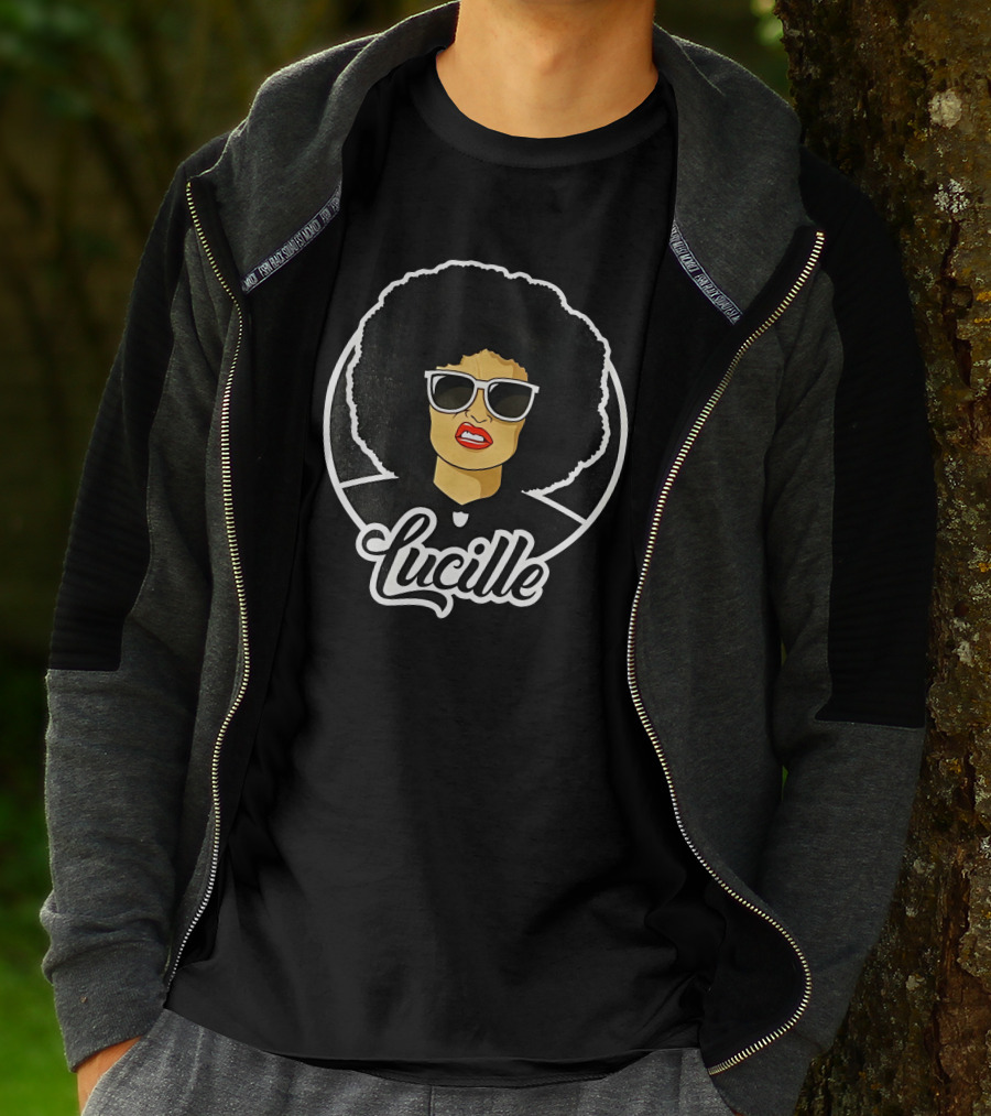 Lucille Retro Afro Sunglasses Iconic Style Lucille 2.0 T-Shirt