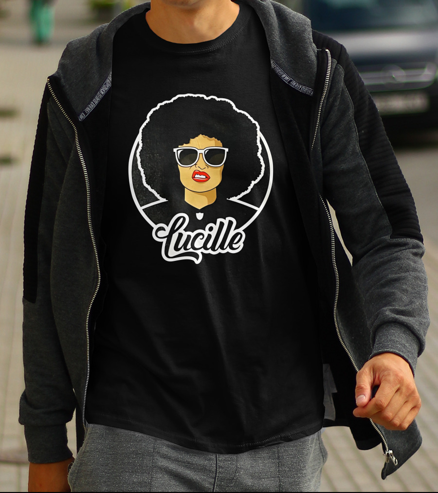 Lucille Retro Afro Sunglasses Iconic Style Lucille 2.0 T-Shirt