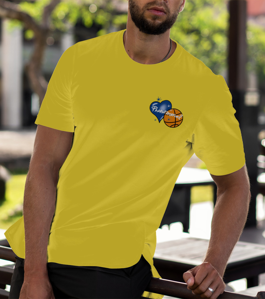Phenomenal Warriors Shop Basketball Heart T-Shirt