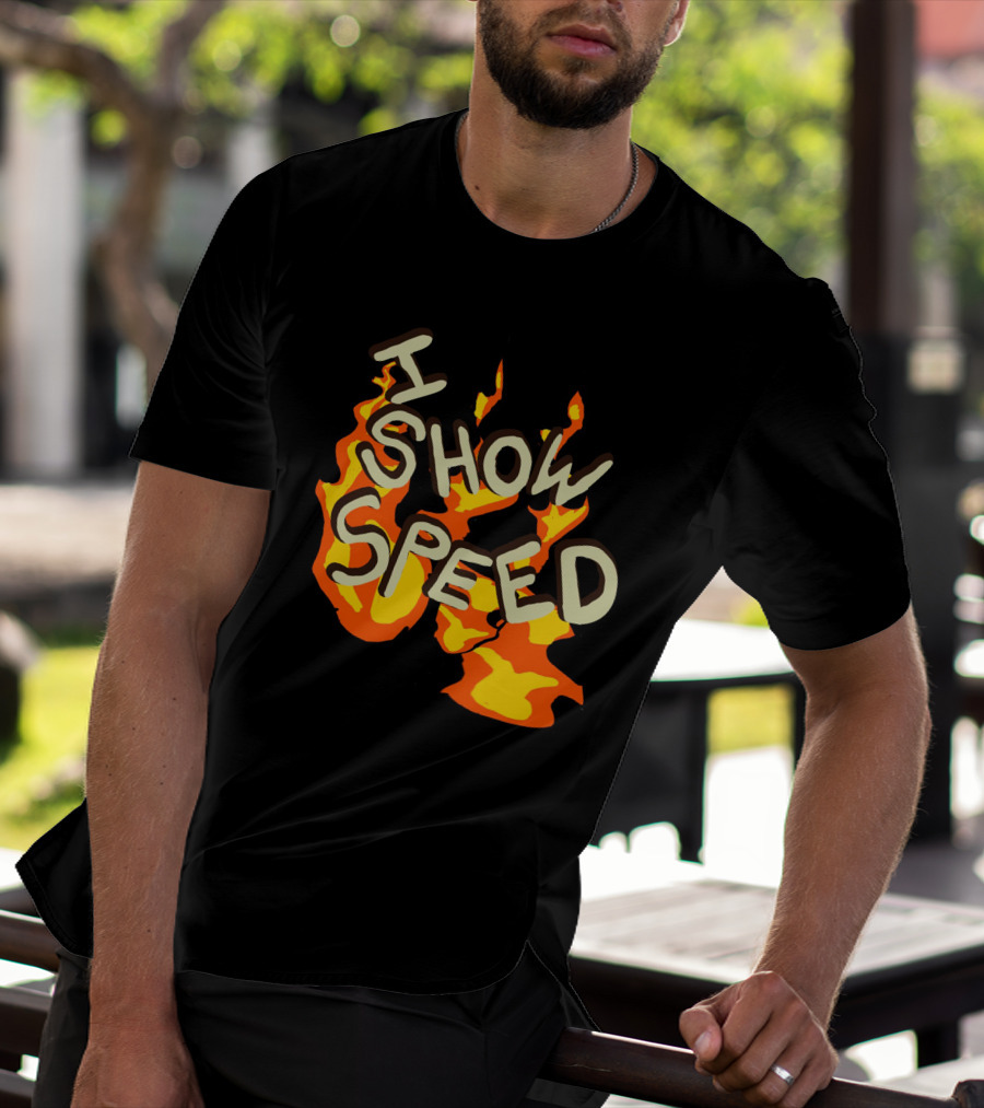 I Show Speed Fire Flames Bro T-Shirt